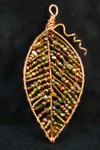 Copper Leaf Pendant